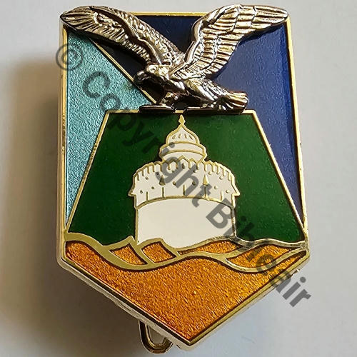 EMIRATS ARABES UNIS A1394 BA.104 AL DHAFRA E.A.U PICHARD BALME Griffes et butees Dos irreg scintillant Translucide  Src.insignes.78 58Eur12.25 